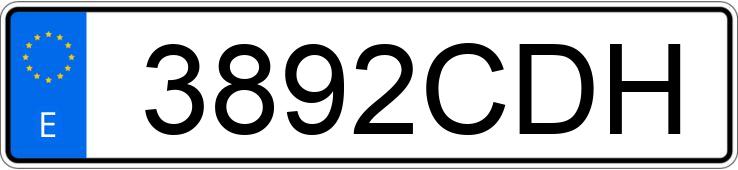 Numer rejestracyjny 3892CDH posiada PEUGEOT 206 Numer rejestracyjny 3892CDH posiada PEUGEOT 206