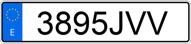 Numer rejestracyjny 3895JVV posiada VOLKSWAGEN CADDY