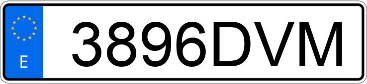Numer rejestracyjny 3896DVM posiada IVECO DAILY