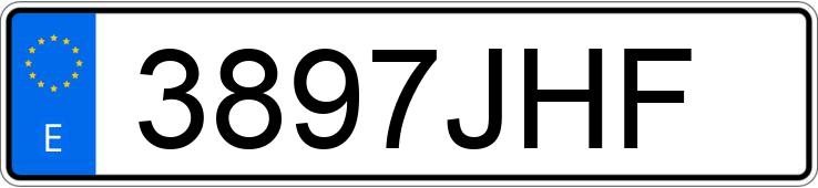 Numer rejestracyjny 3897JHF posiada NISSAN JUKE