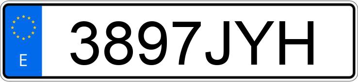 Numer rejestracyjny 3897JYH posiada HYUNDAI IONIQ Numer rejestracyjny 3897JYH posiada HYUNDAI IONIQ