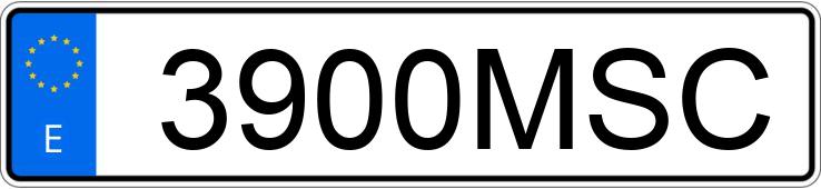 Numer rejestracyjny 3900MSC posiada RENAULT CLIO Numer rejestracyjny 3900MSC posiada RENAULT CLIO