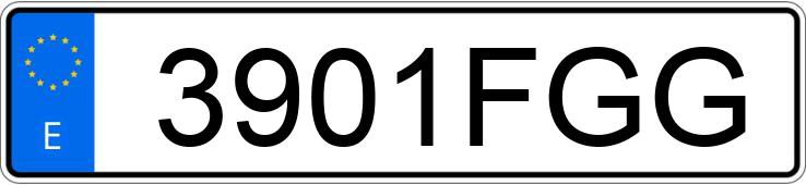 Numer rejestracyjny 3901FGG posiada KIA SPORTAGE