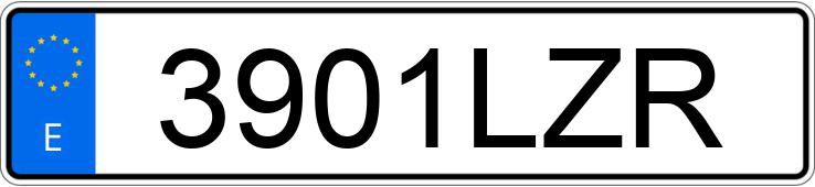 Numer rejestracyjny 3901LZR posiada TOYOTA YARIS