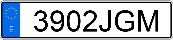 Numer rejestracyjny 3902JGM posiada BMW SERIE 4