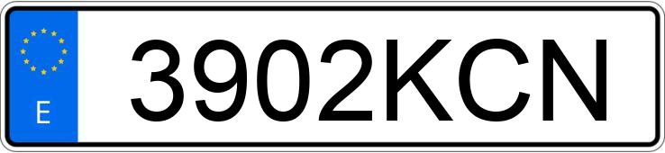 Numer rejestracyjny 3902KCN posiada MAN TGE