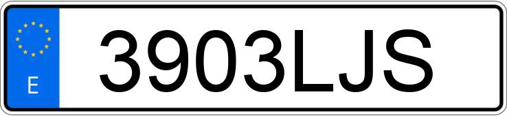 Numer rejestracyjny 3903LJS posiada RENAULT KANGOO Numer rejestracyjny 3903LJS posiada RENAULT KANGOO