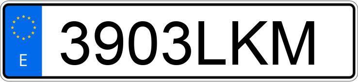 Numer rejestracyjny 3903LKM posiada TOYOTA CELICA Numer rejestracyjny 3903LKM posiada TOYOTA CELICA