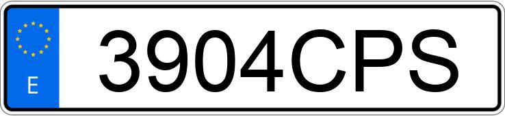 Numer rejestracyjny 3904CPS posiada NISSAN MICRA