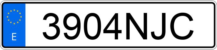 Numer rejestracyjny 3904NJC posiada RENAULT MEGANE Numer rejestracyjny 3904NJC posiada RENAULT MEGANE