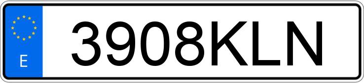 Numer rejestracyjny 3908KLN posiada RENAULT GRAND KANGOO Numer rejestracyjny 3908KLN posiada RENAULT GRAND KANGOO