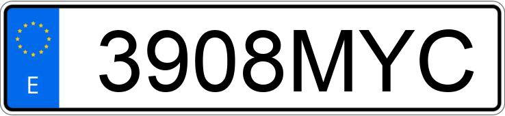 Numer rejestracyjny 3908MYC posiada CITROEN C5 AIRCROSS