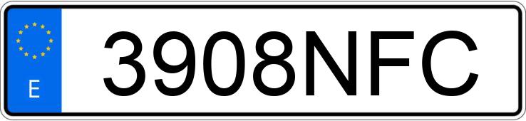 Numer rejestracyjny 3908NFC posiada MAZDA MAZDA3 Numer rejestracyjny 3908NFC posiada MAZDA MAZDA3