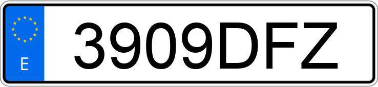 Numer rejestracyjny 3909DFZ posiada FORD FOCUS Numer rejestracyjny 3909DFZ posiada FORD FOCUS