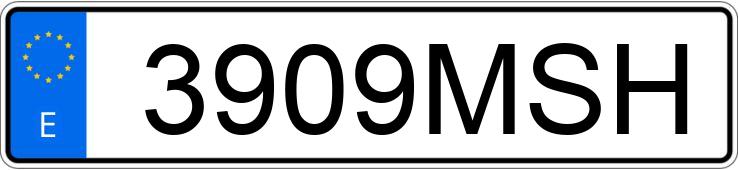 Numer rejestracyjny 3909MSH posiada MERCEDES A (177)