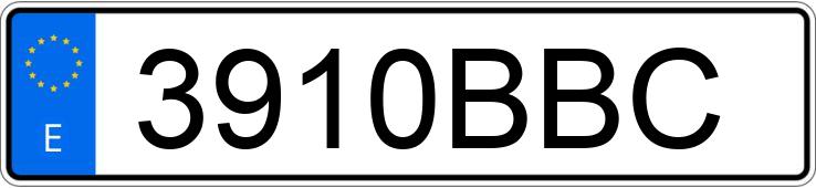 Numer rejestracyjny 3910BBC posiada FORD FOCUS