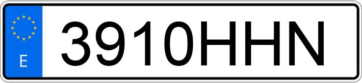 Numer rejestracyjny 3910HHN posiada OPEL CORSA