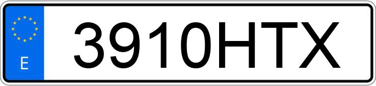 Numer rejestracyjny 3910HTX posiada RENAULT CLIO Numer rejestracyjny 3910HTX posiada RENAULT CLIO
