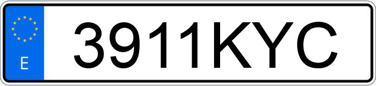 Numer rejestracyjny 3911KYC posiada VOLKSWAGEN T-ROC