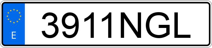 Numer rejestracyjny 3911NGL posiada MERCEDES GLC (253)