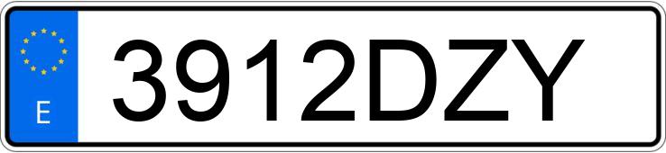 Numer rejestracyjny 3912DZY posiada RENAULT CLIO Numer rejestracyjny 3912DZY posiada RENAULT CLIO