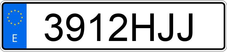 Numer rejestracyjny 3912HJJ posiada VOLKSWAGEN TOURAN