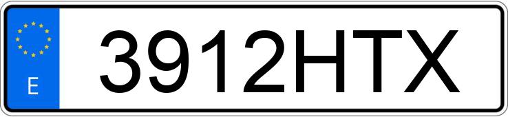 Numer rejestracyjny 3912HTX posiada RENAULT CAPTUR