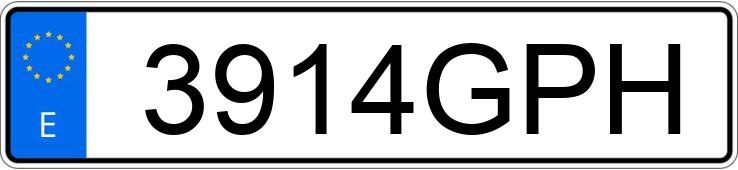 Numer rejestracyjny 3914GPH posiada VOLKSWAGEN GOLF Numer rejestracyjny 3914GPH posiada VOLKSWAGEN GOLF