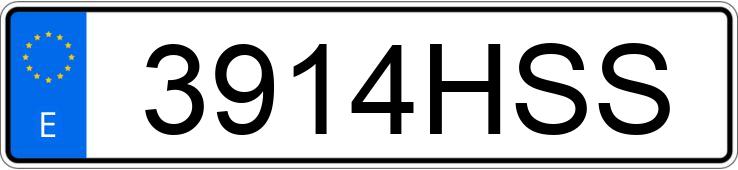 Numer rejestracyjny 3914HSS posiada AUDI A3 Numer rejestracyjny 3914HSS posiada AUDI A3