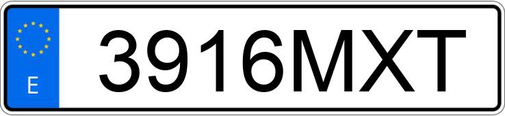 Numer rejestracyjny 3916MXT posiada HYUNDAI TUCSON