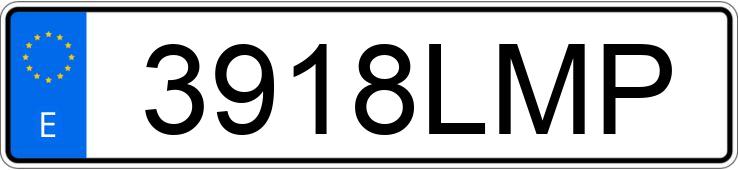 Numer rejestracyjny 3918LMP posiada MERCEDES GLE (166-292)