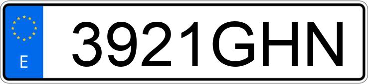 Numer rejestracyjny 3921GHN posiada FORD FOCUS