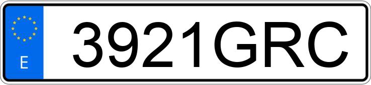 Numer rejestracyjny 3921GRC posiada VOLVO BM