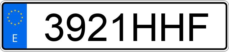 Numer rejestracyjny 3921HHF posiada CITROEN C4