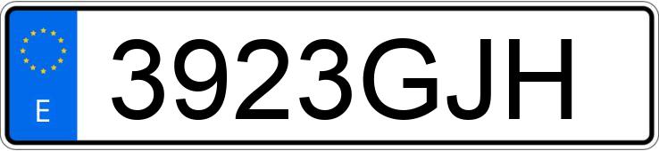 Numer rejestracyjny 3923GJH posiada MINI MINI Numer rejestracyjny 3923GJH posiada MINI MINI