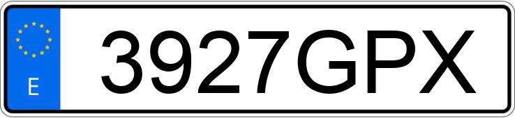 Numer rejestracyjny 3927GPX posiada CITROEN BERLINGO Numer rejestracyjny 3927GPX posiada CITROEN BERLINGO