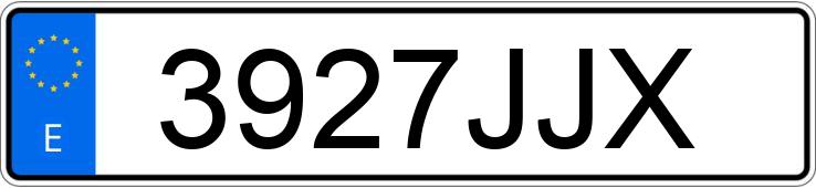 Numer rejestracyjny 3927JJX posiada FORD TRANSIT CONNECT Numer rejestracyjny 3927JJX posiada FORD TRANSIT CONNECT