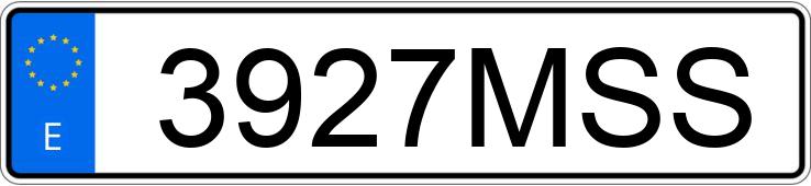 Numer rejestracyjny 3927MSS posiada KIA SPORTAGE 1.6 T-GDI HEV 215 DRIVE