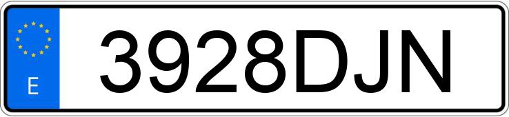 Numer rejestracyjny 3928DJN posiada PEUGEOT 307 Numer rejestracyjny 3928DJN posiada PEUGEOT 307