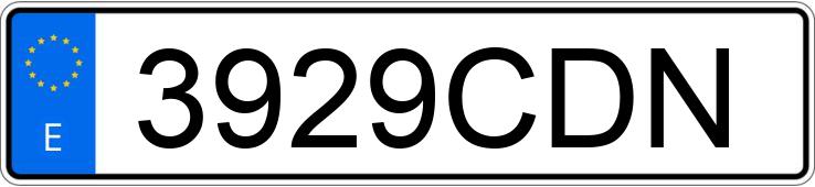 Numer rejestracyjny 3929CDN posiada RENAULT CLIO