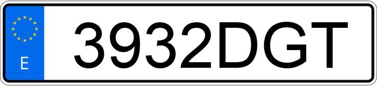 Numer rejestracyjny 3932DGT posiada VOLKSWAGEN PASSAT