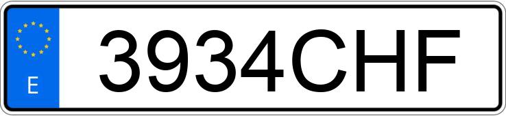 Numer rejestracyjny 3934CHF posiada CITROEN XSARA Numer rejestracyjny 3934CHF posiada CITROEN XSARA