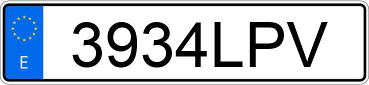 Numer rejestracyjny 3934LPV posiada SEAT LEON Numer rejestracyjny 3934LPV posiada SEAT LEON