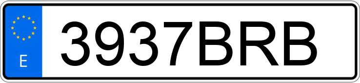 Numer rejestracyjny 3937BRB posiada SEAT CORDOBA