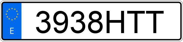 Numer rejestracyjny 3938HTT posiada OPEL INSIGNIA