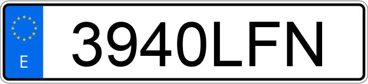 Numer rejestracyjny 3940LFN posiada VOLKSWAGEN TOUAREG