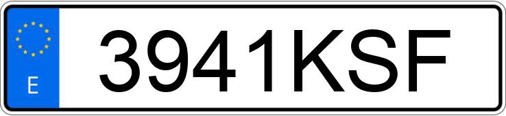 Numer rejestracyjny 3941KSF posiada BMW SERIE 3 Numer rejestracyjny 3941KSF posiada BMW SERIE 3