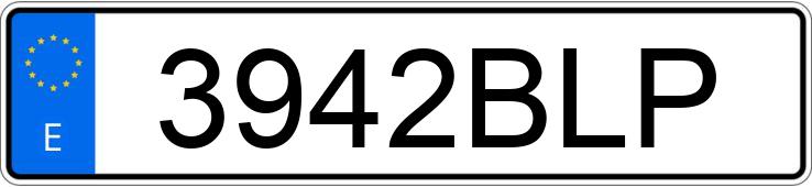 Numer rejestracyjny 3942BLP posiada BMW SERIE 3