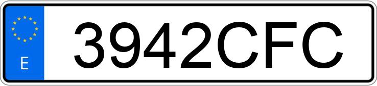 Numer rejestracyjny 3942CFC posiada NISSAN TERRANO