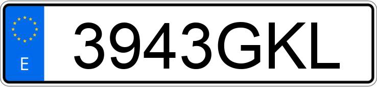 Numer rejestracyjny 3943GKL posiada KYMCO XCITING Numer rejestracyjny 3943GKL posiada KYMCO XCITING